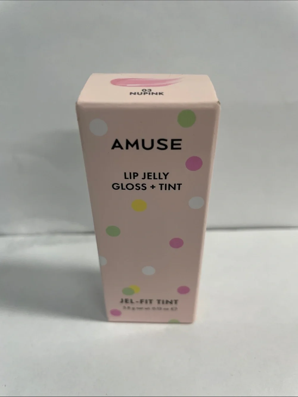 Muse Lip Jelly Gloss + Tint — Light Pink Dot Packaging